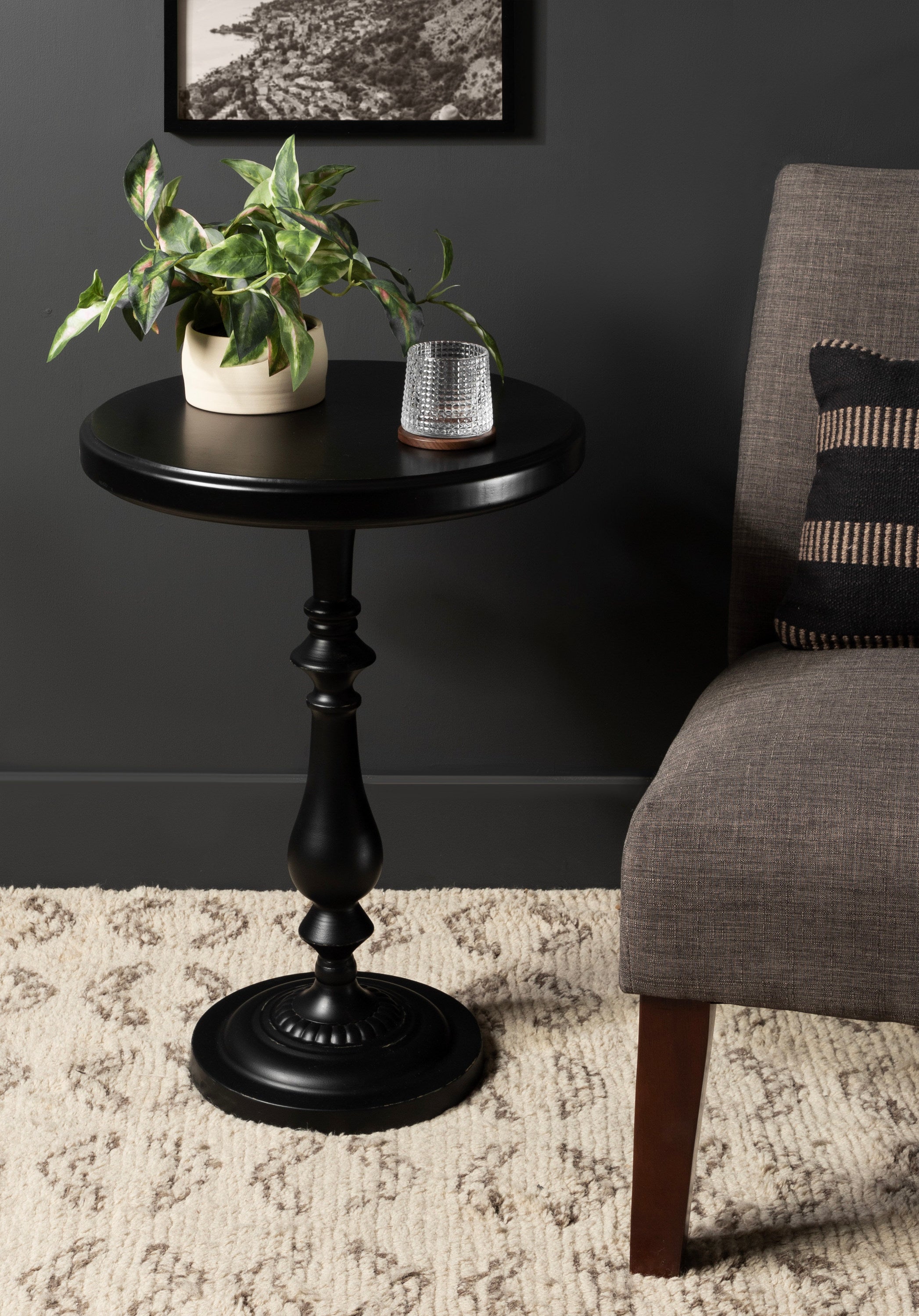 Wixley Wood and Metal Side Table