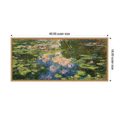 Framed Canvas 40x18 Sylvie Natural 2
