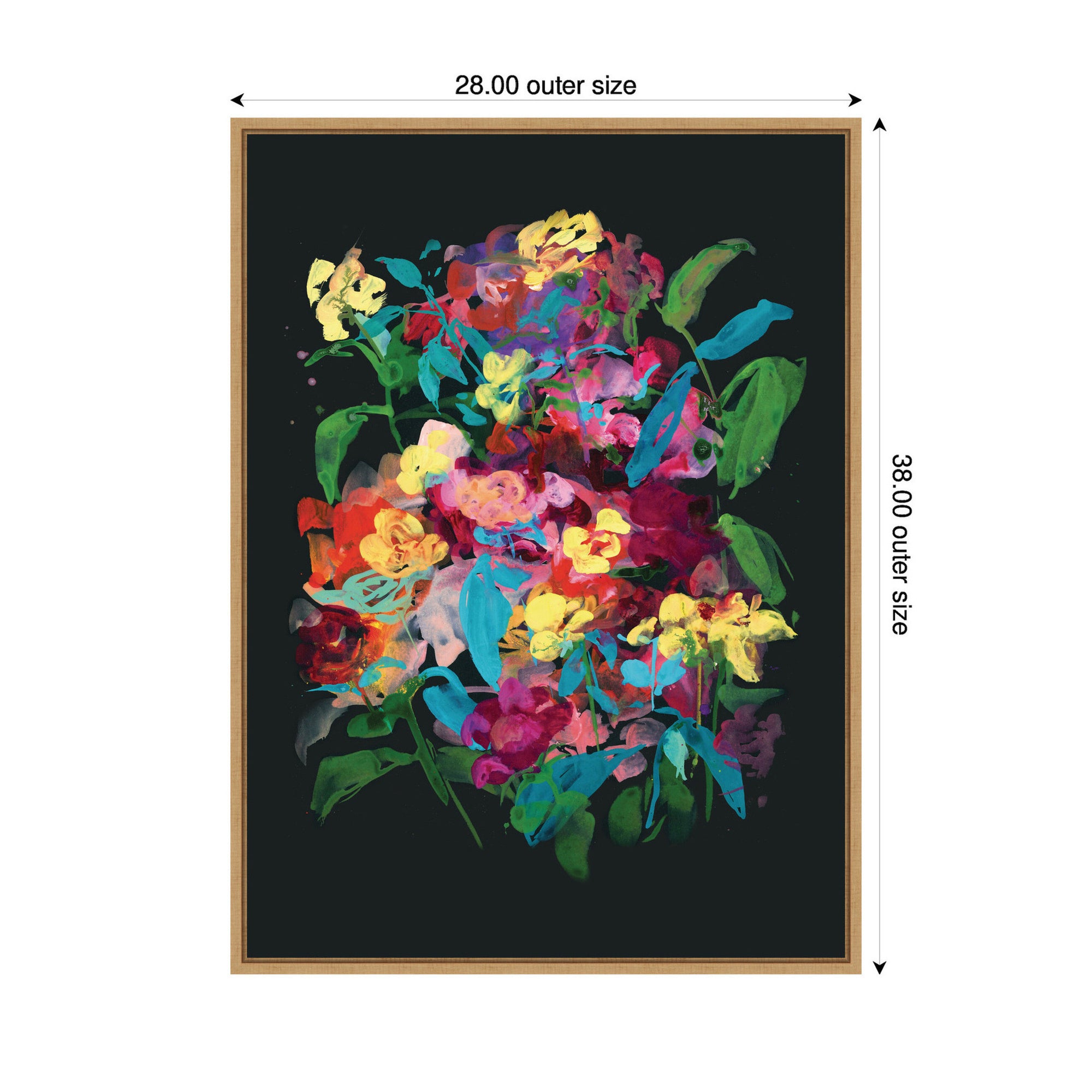 Framed Canvas 28x38 Sylvie Natural 2