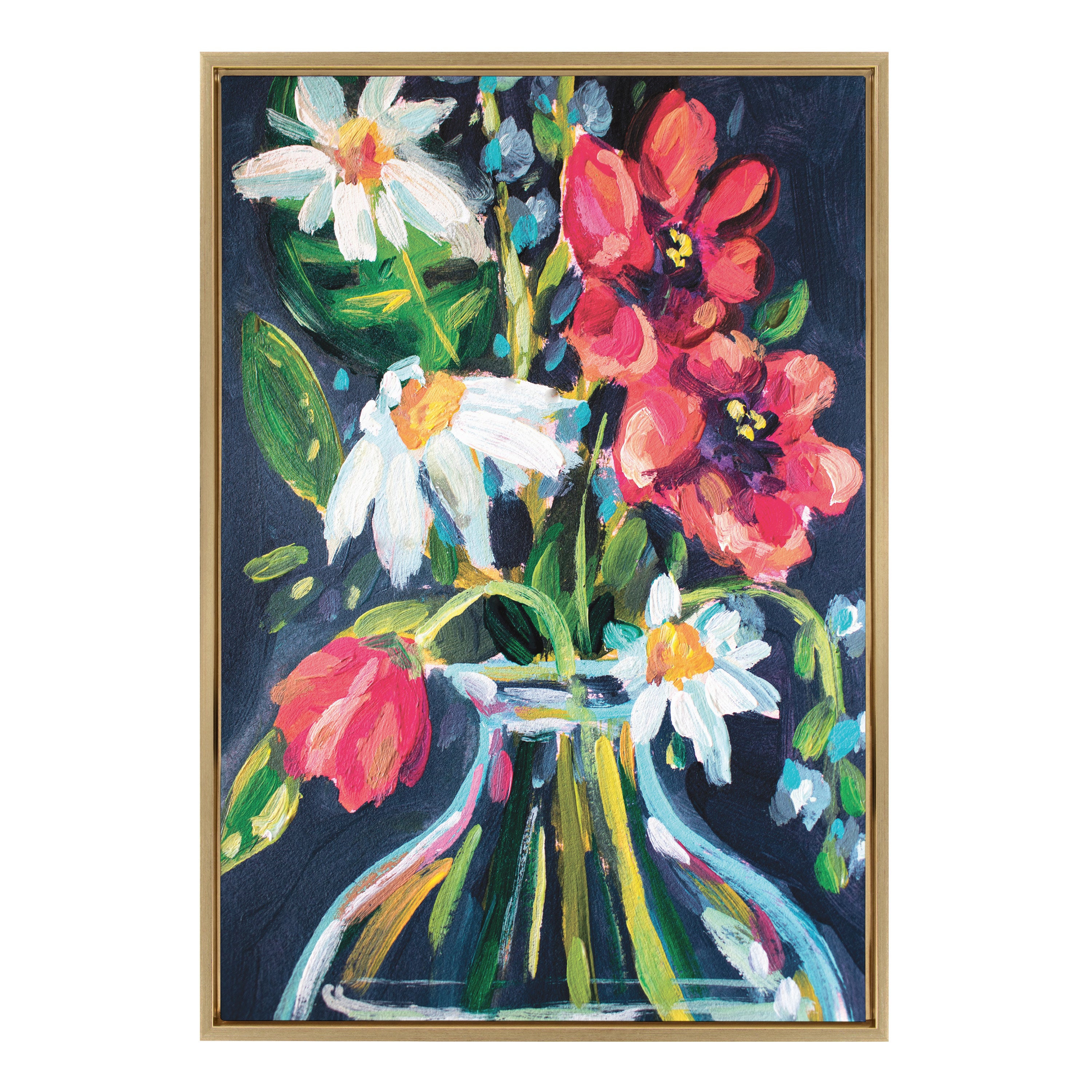 Framed Canvas 23x33 Sylvie Bright Gold 1