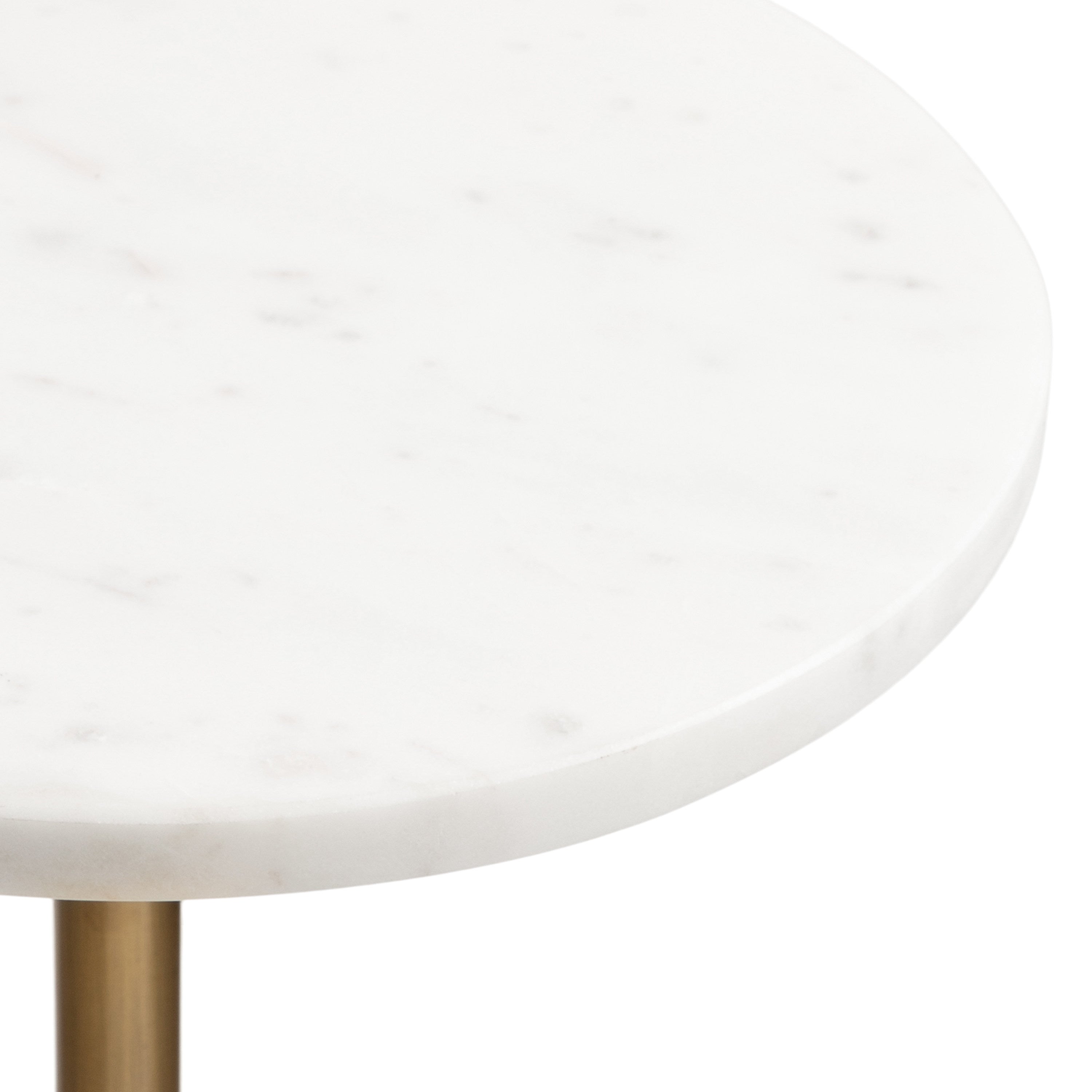 Drink Table White Gold 10x10x30 3