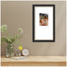 Wall Frame Belmont Black 10x18 matted to 5x7 6