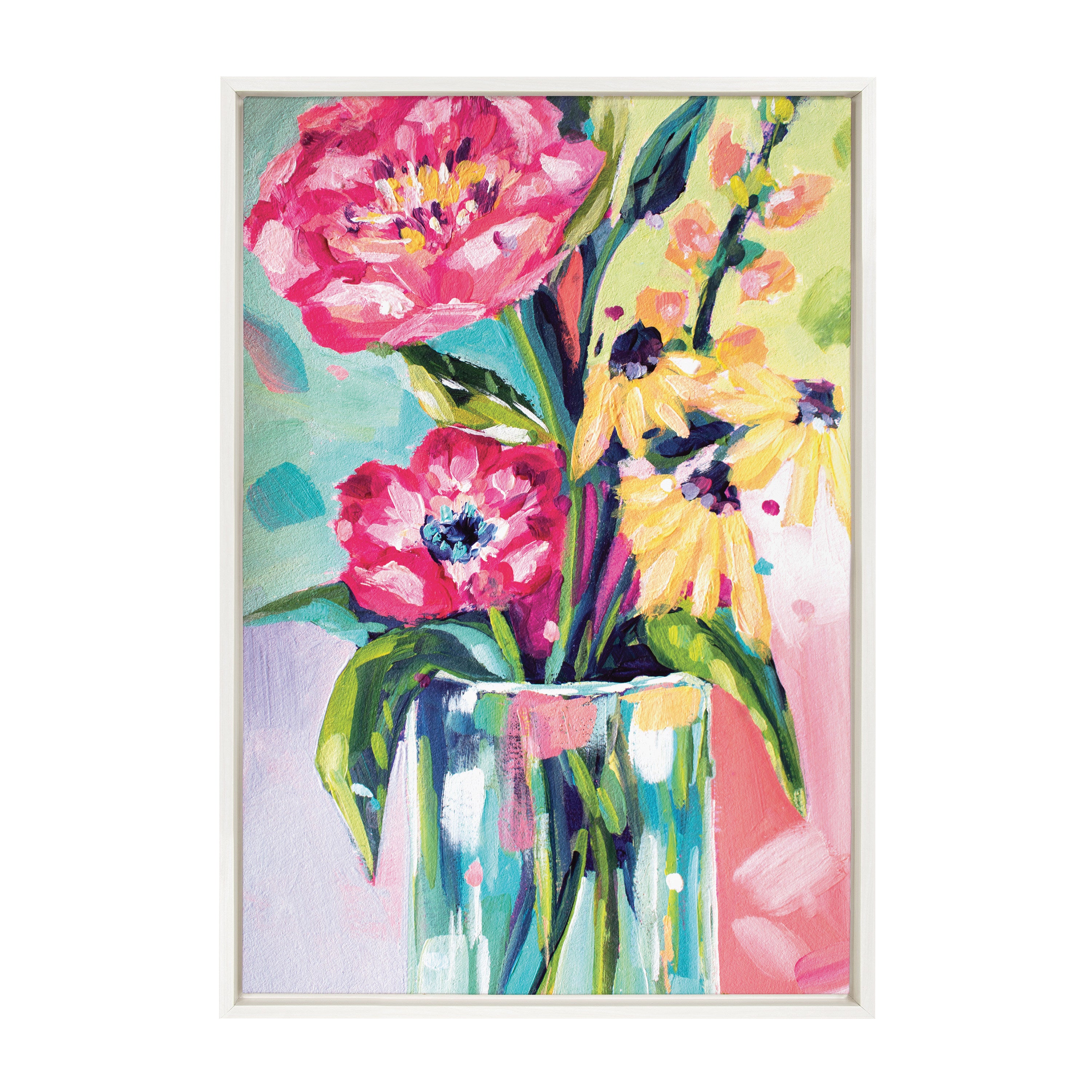 Framed Canvas 23x33 Sylvie White 1