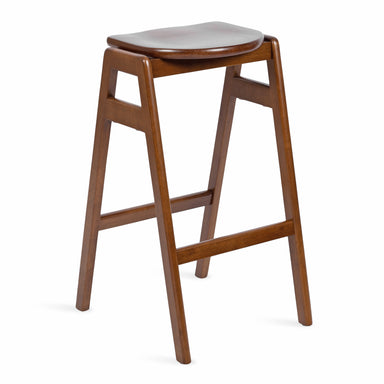 Bar Height Stool Walnut Brown 17x20x29 1