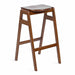 Bar Height Stool Walnut Brown 17x20x29 1