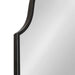 Scallop Mirror Black 23x37 6