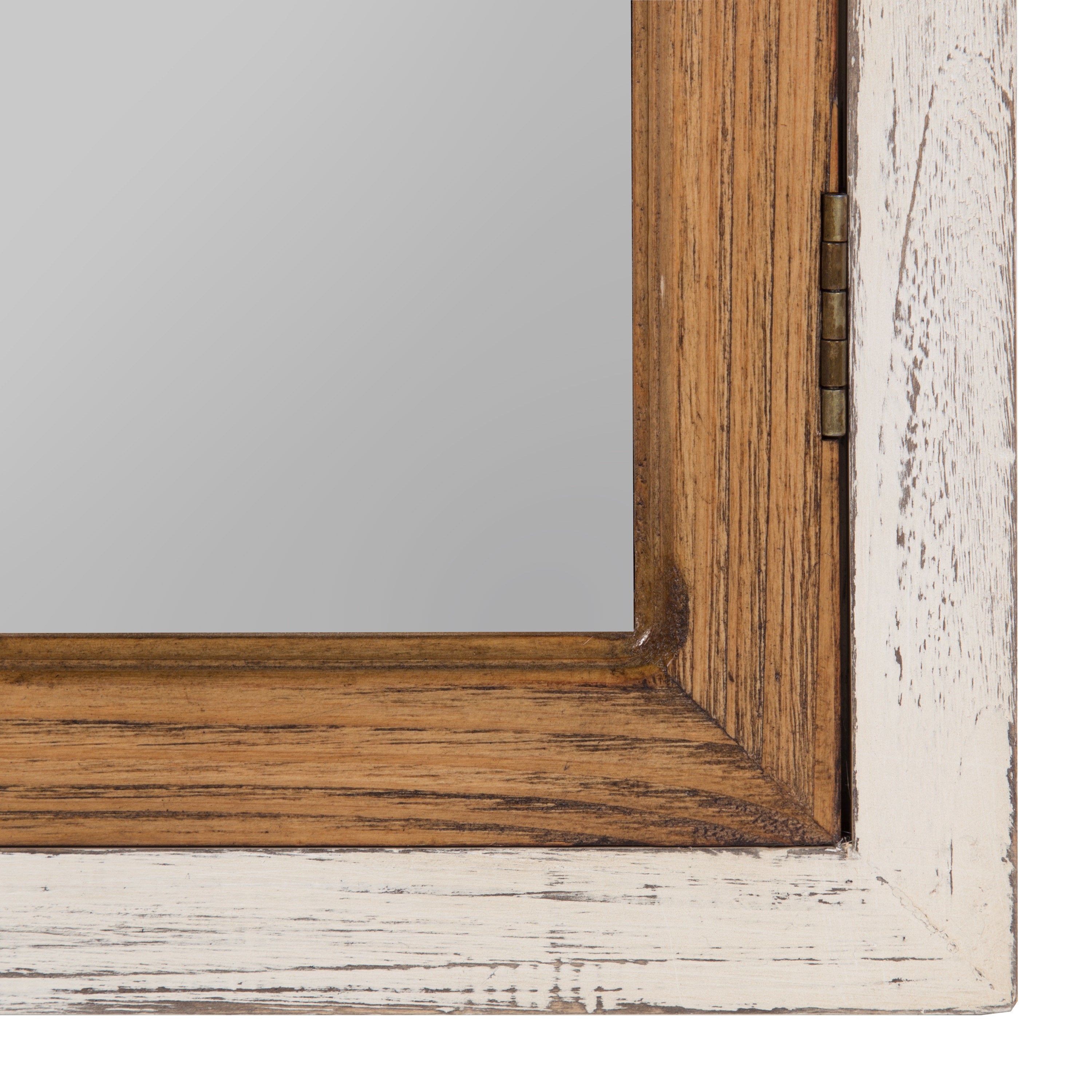 Boldmere Wood Windowpane Arch Mirror
