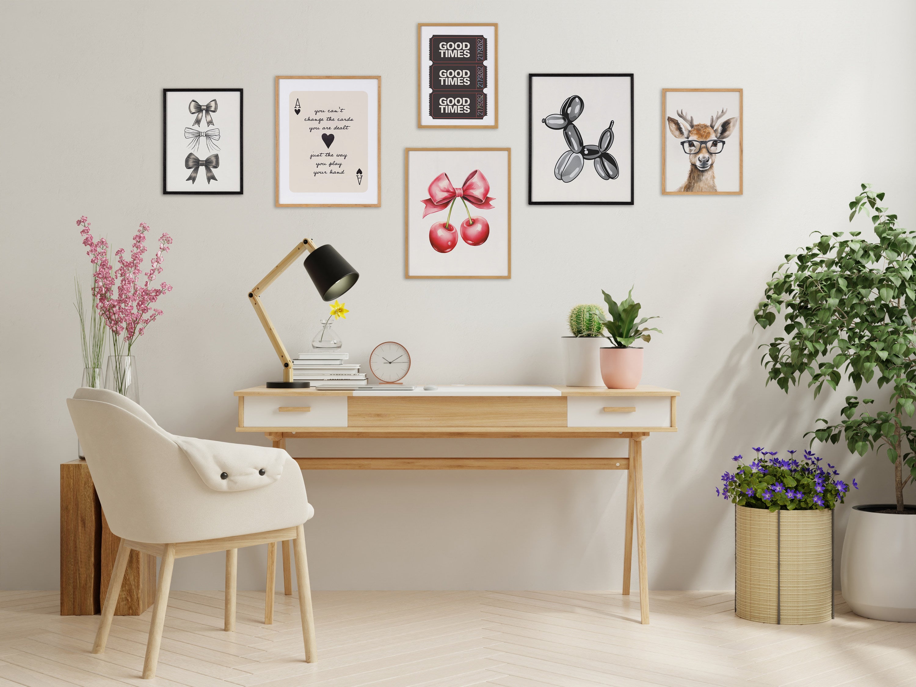 Framed Printed Art Gold 16x20 2