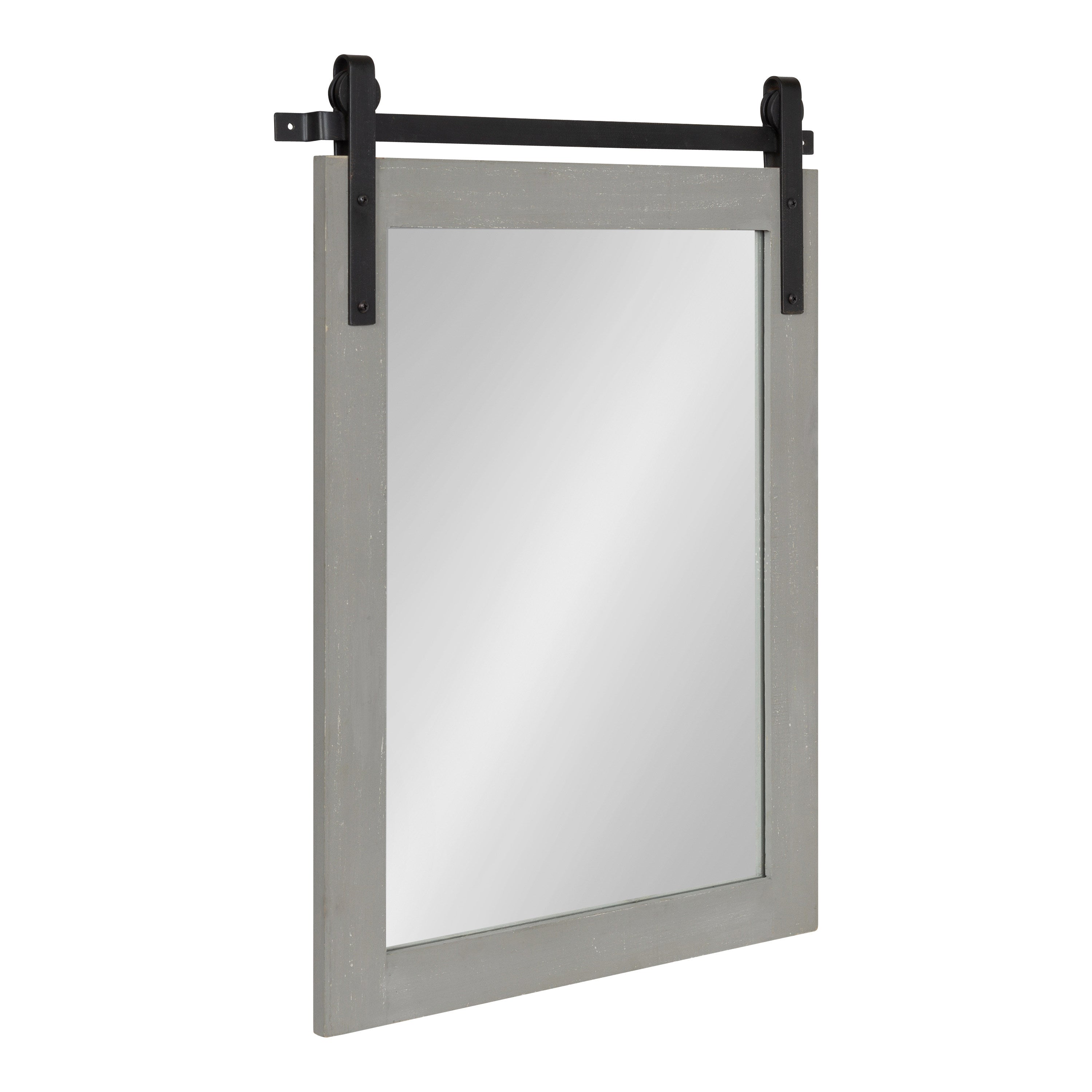 Rectangle Mirror Gray 18x26 1