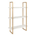 Accent Shelf 20x30 White Gold 1