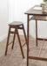 Bar Height Stool Walnut Brown 17x20x29 7