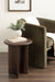 Side Table Dark Brown 16x16x20 7