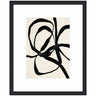 Framed Art Black Twist 1 by Alicia Bock