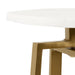 Drink Table Marble Gold 9x9x23 4