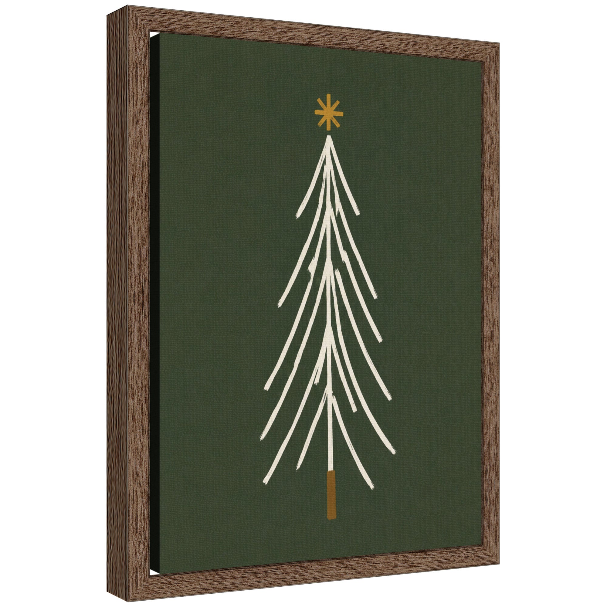 Framed Canvas Sylvie Walnut 10x13 1
