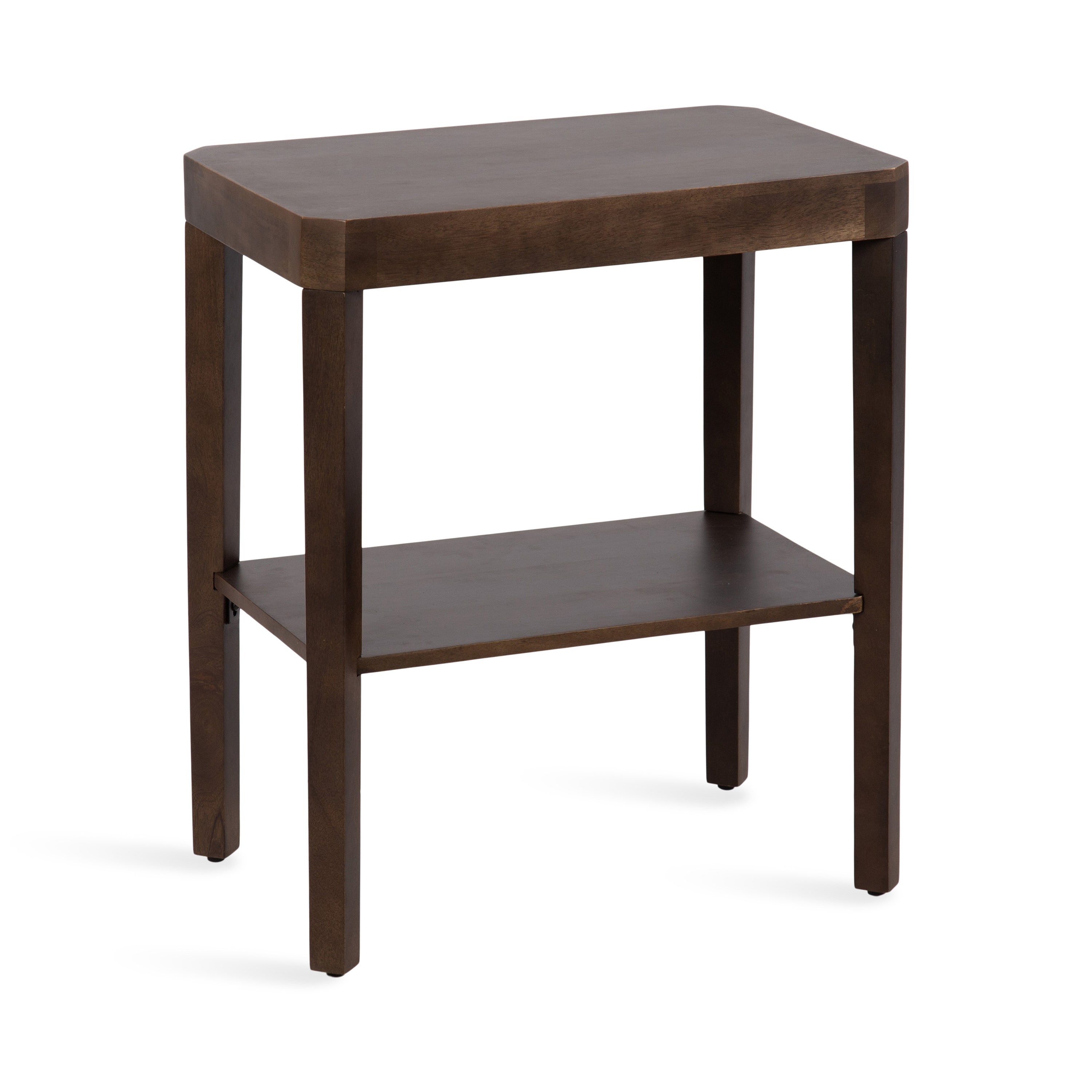 Side Table Dark Brown 22x14x26 1