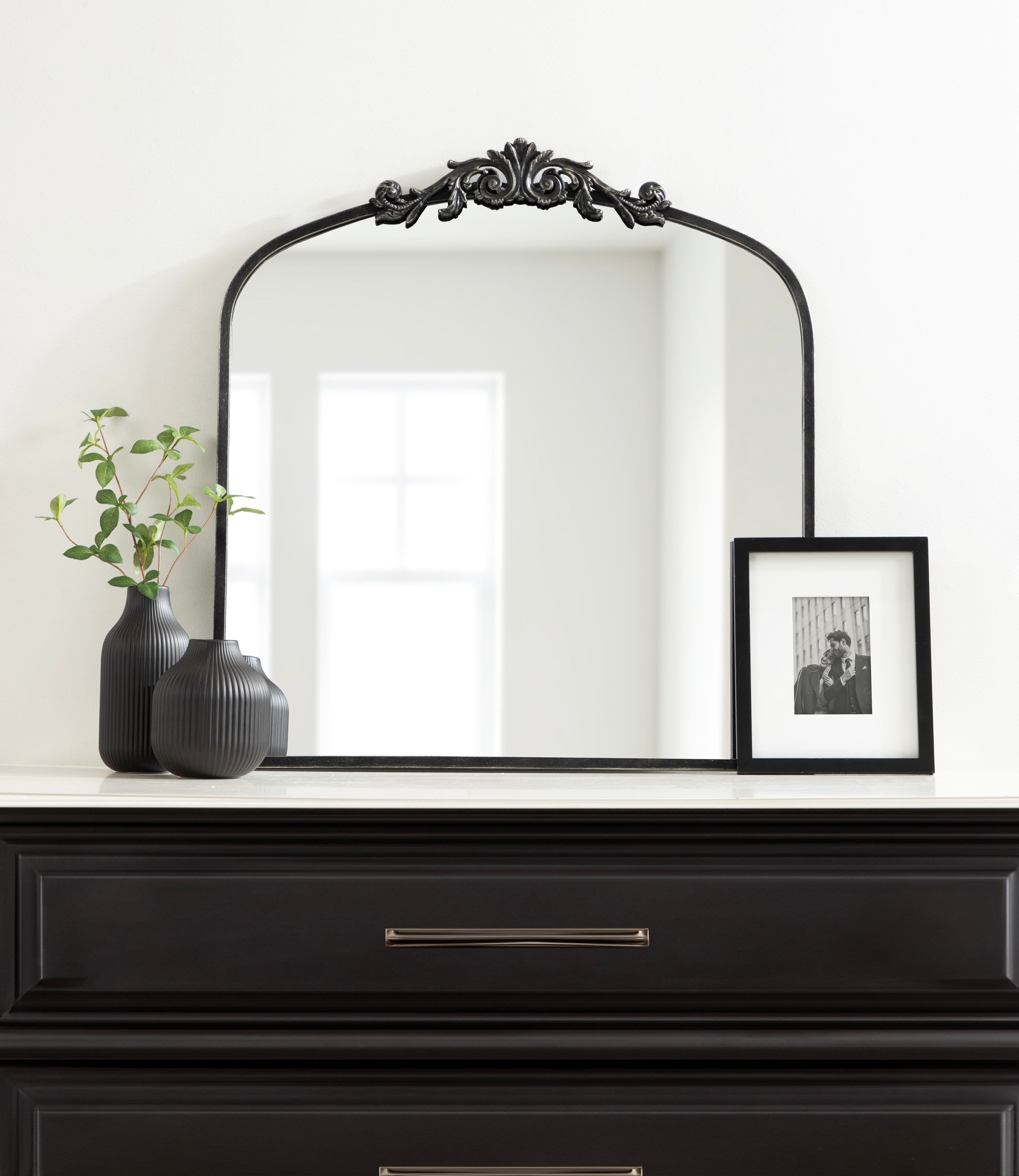 Arch Mirror 28x30 Black 7
