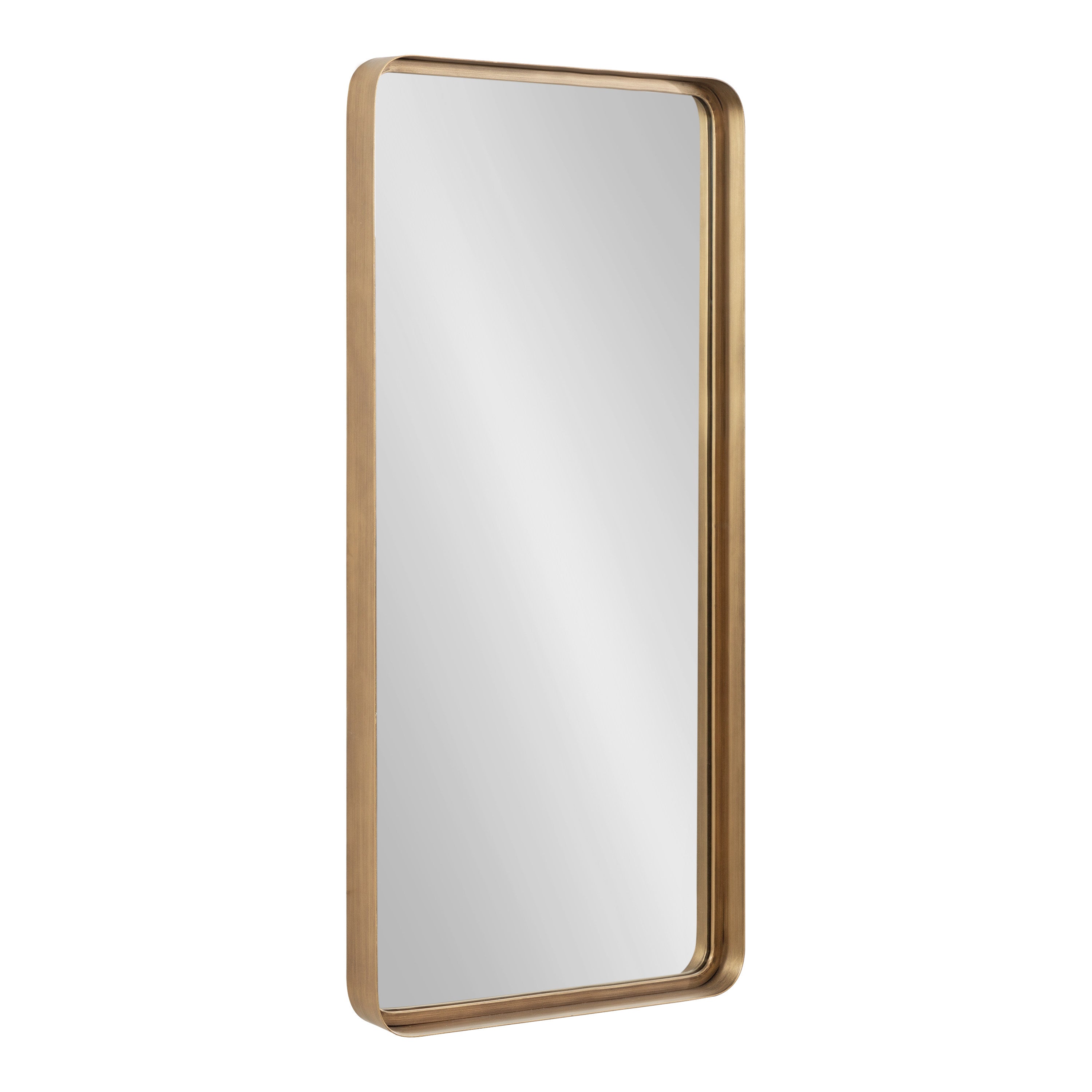 Rectangle Mirror 20x42 Gold 1