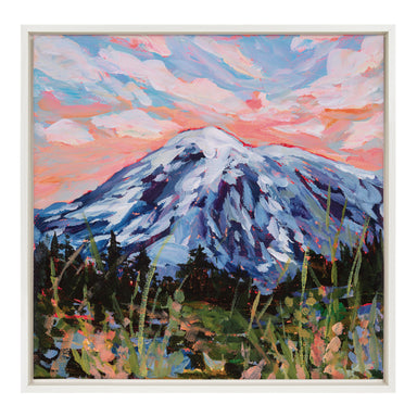 Framed Canvas 22x22 Sylvie White 1