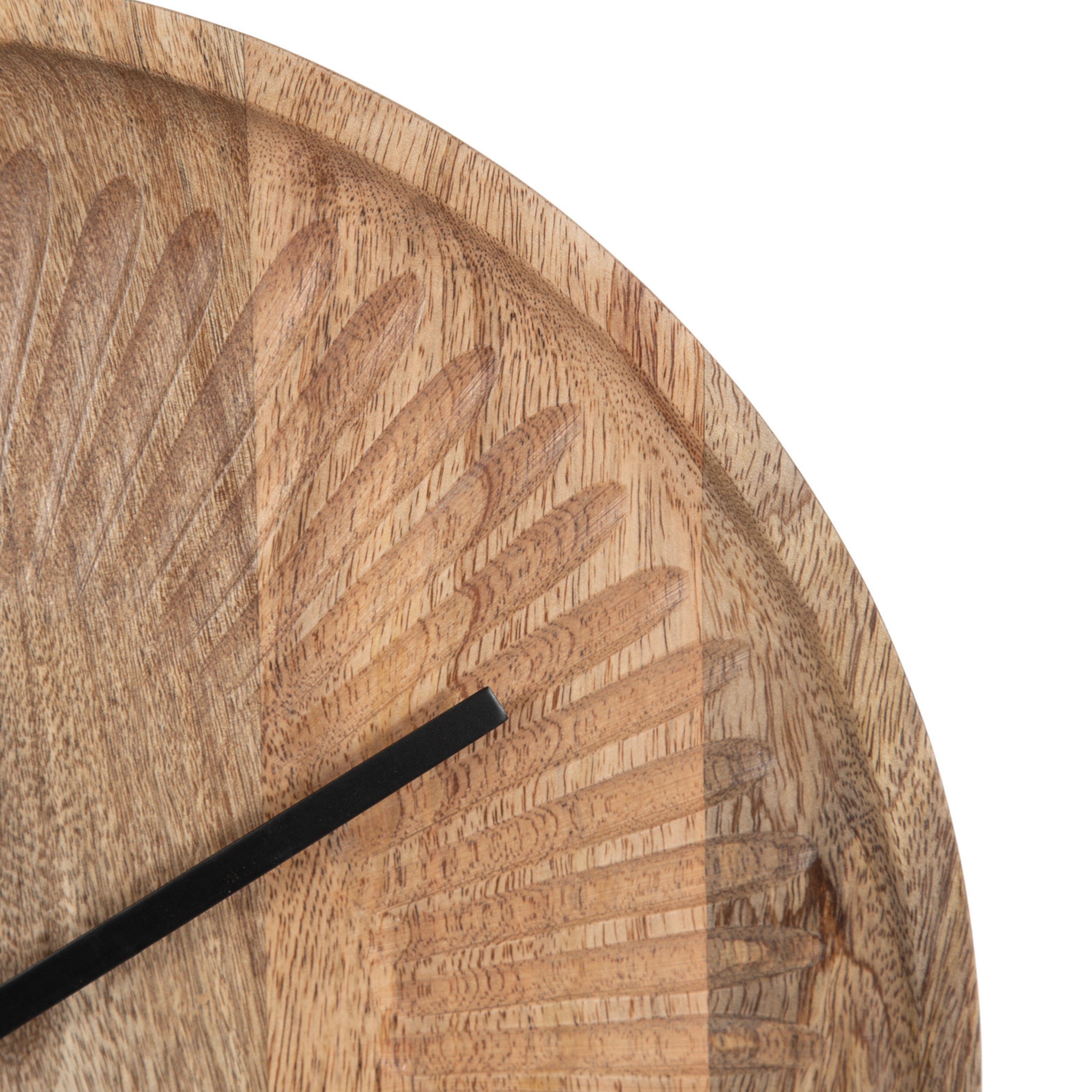 Wall Clock Natural 17x17 3