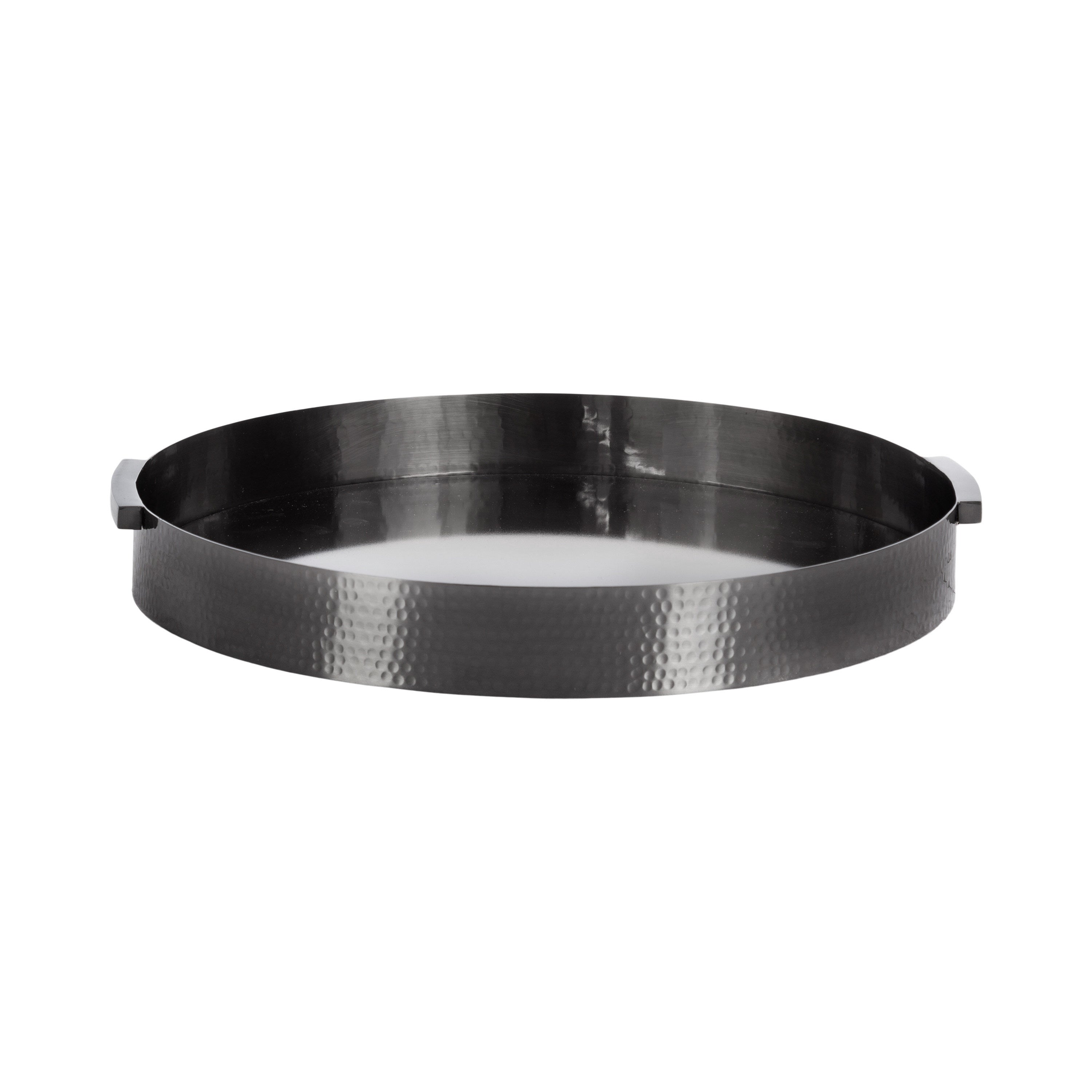 Single Tray 17" Diameter Pewter 5