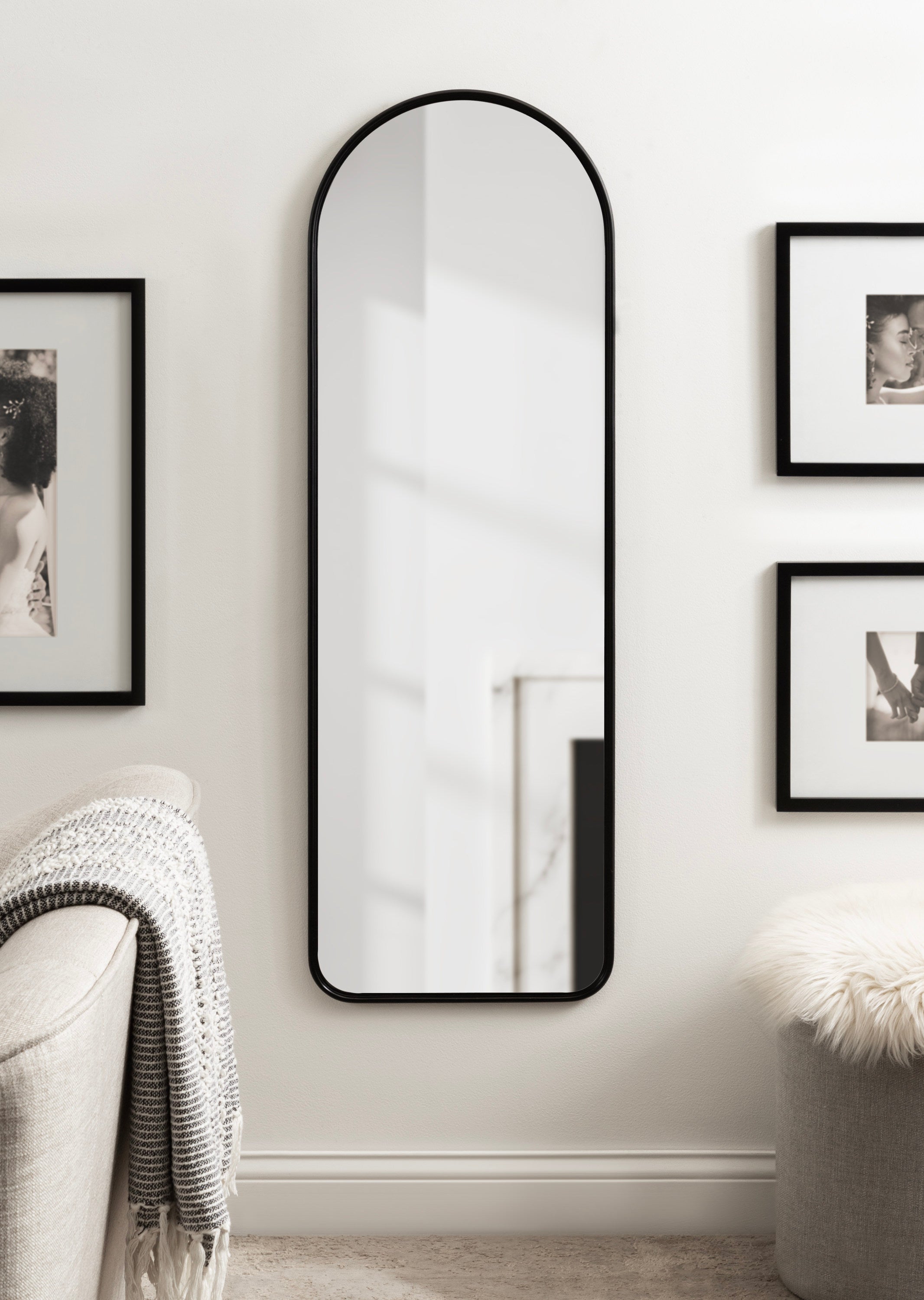 Full Length Mirror Black 16x48 6