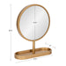 Tabletop Mirror Gold 17x21 5