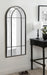 Windowpane Mirror Black 19x40 6