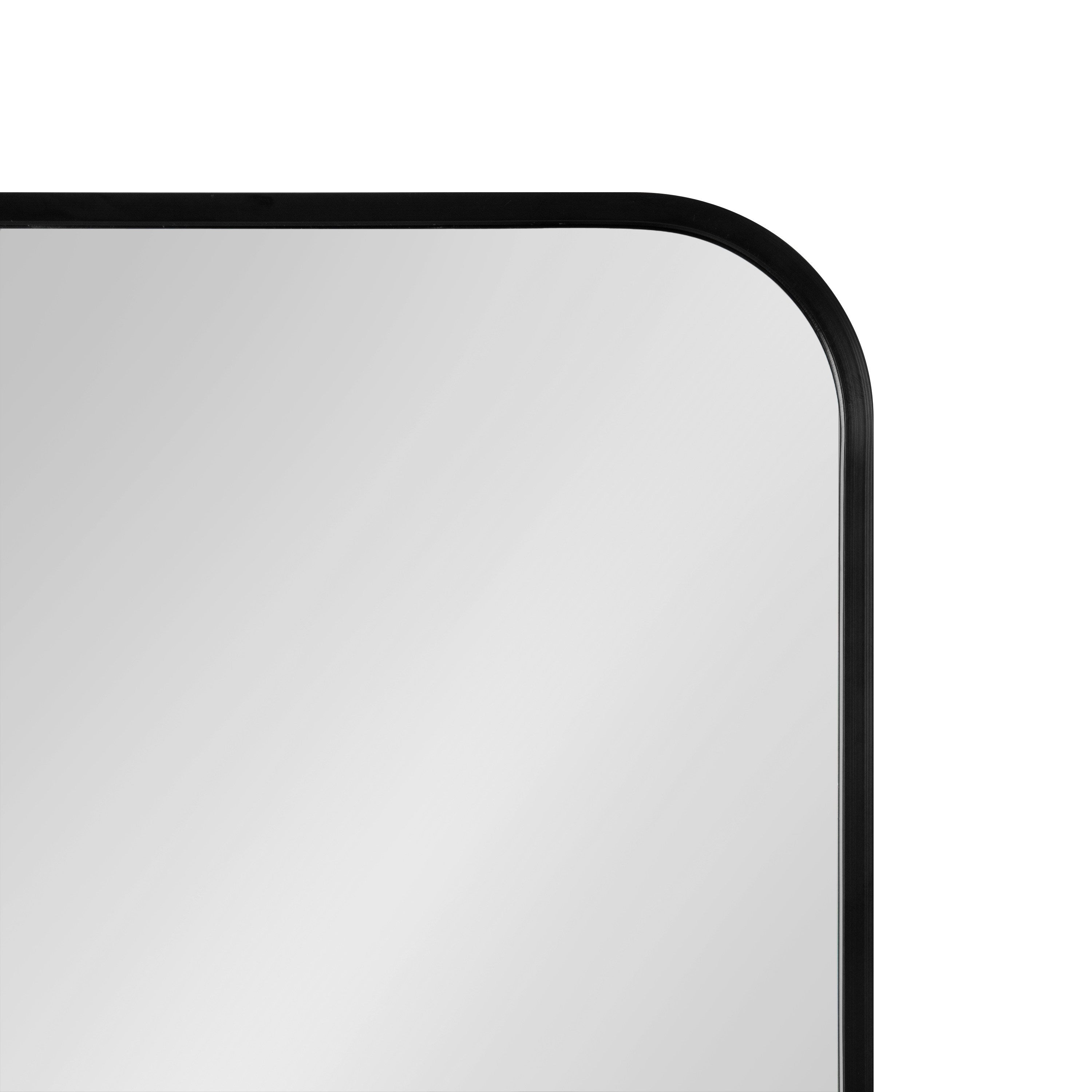 Rectangle Mirror Black 24x36 3