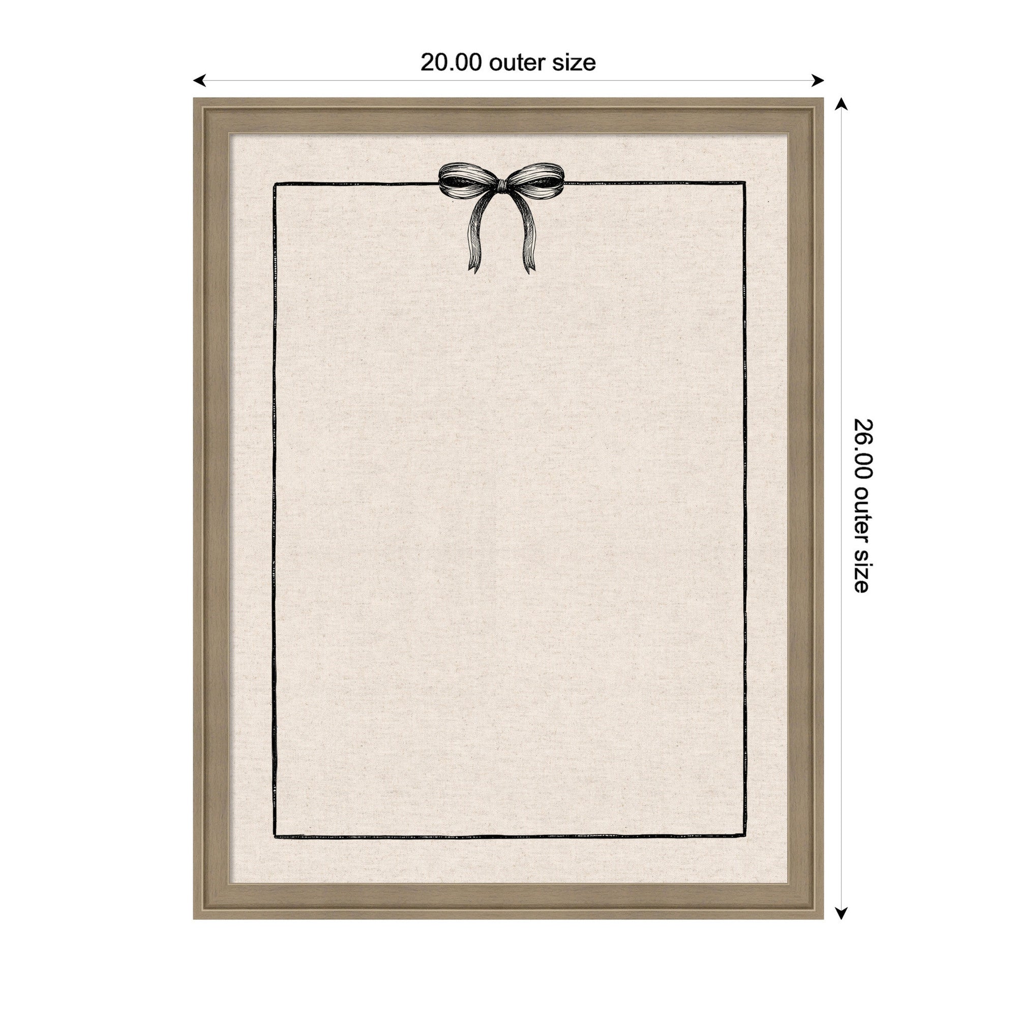 Pinboard Florence Light Brown 20x26 2