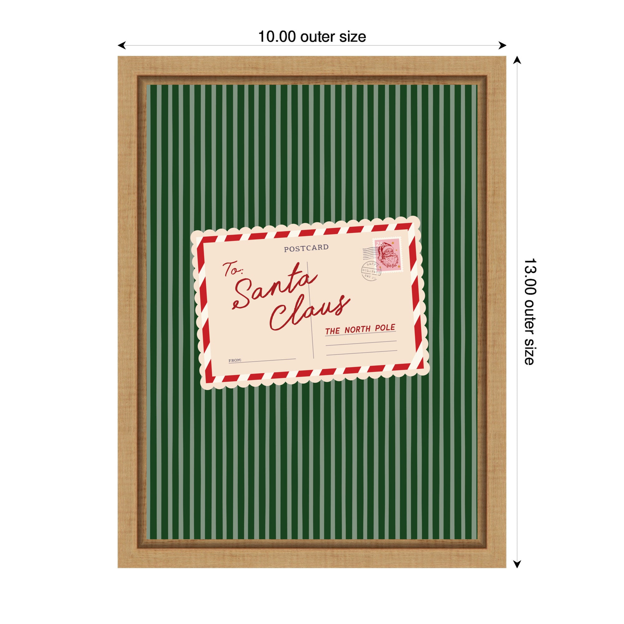 Framed Canvas Sylvie Natural 10x13 2