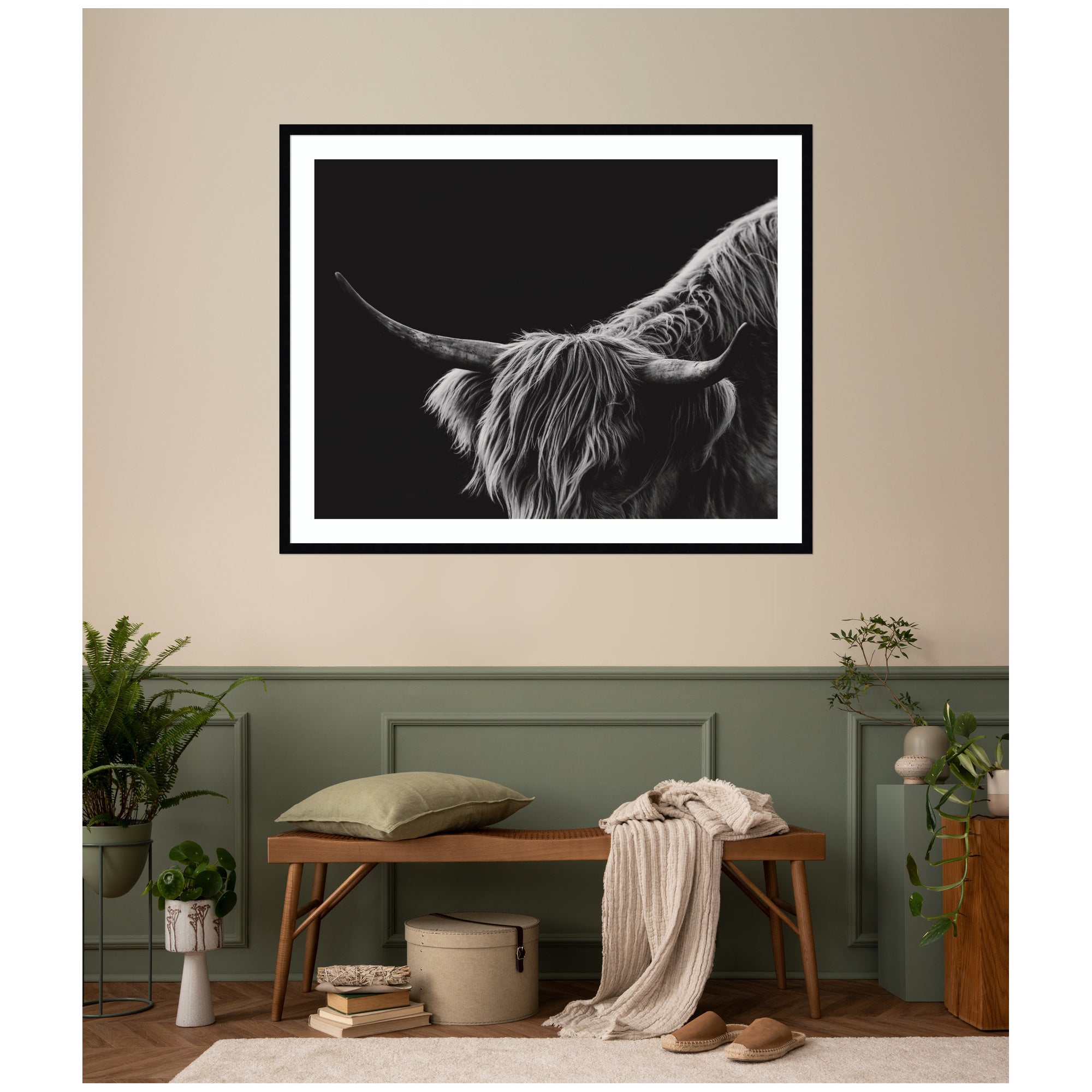 Scottish Highland No. 6 by Crystal Lynn Collins Framed Wall Art Print