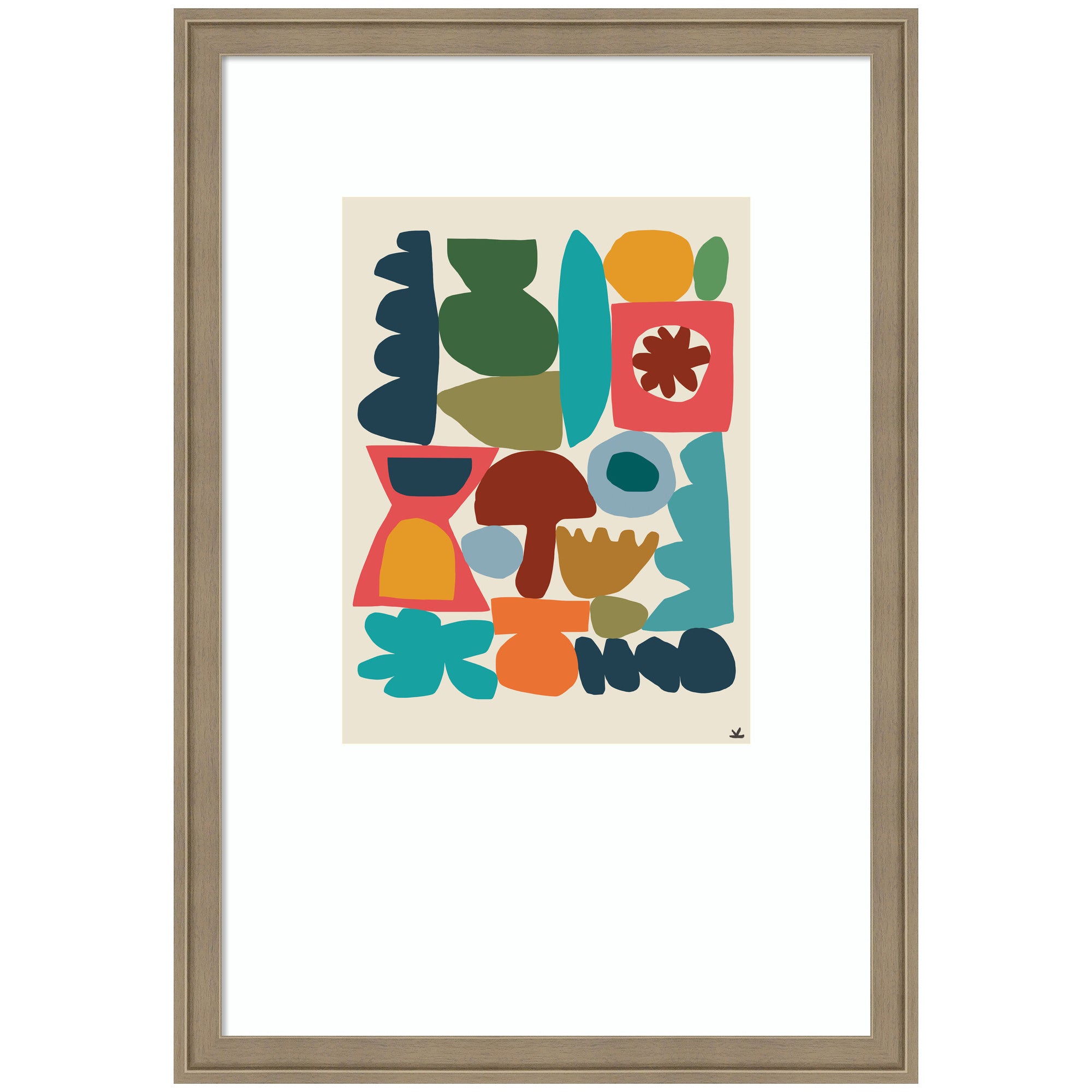 Garden Songs Pt 1 by Kelly Knaga Framed Wall Art Print
