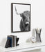Framed Canvas Sylvie Dark Gray 18x24 5