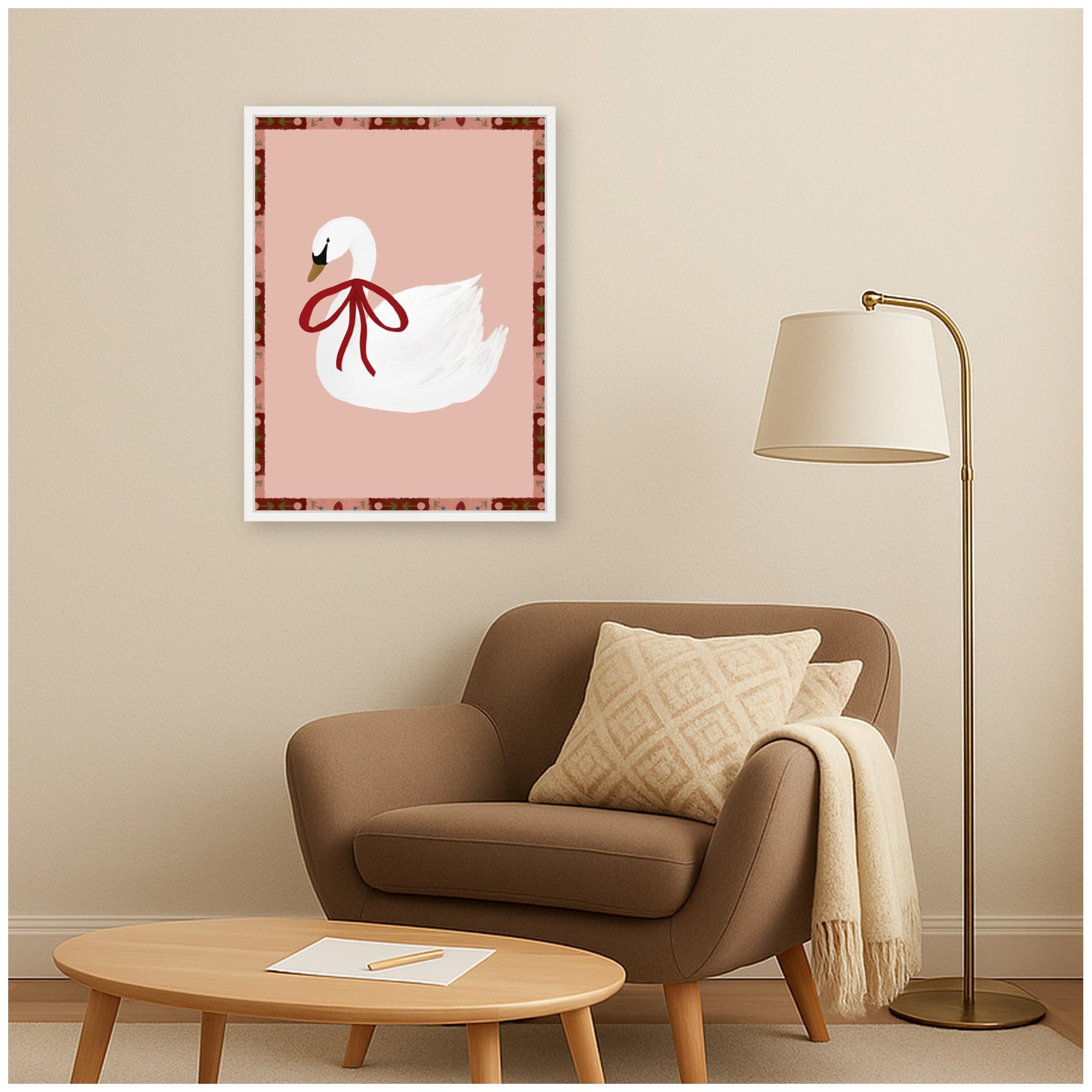 Framed Canvas 18x24 Sylvie White 6