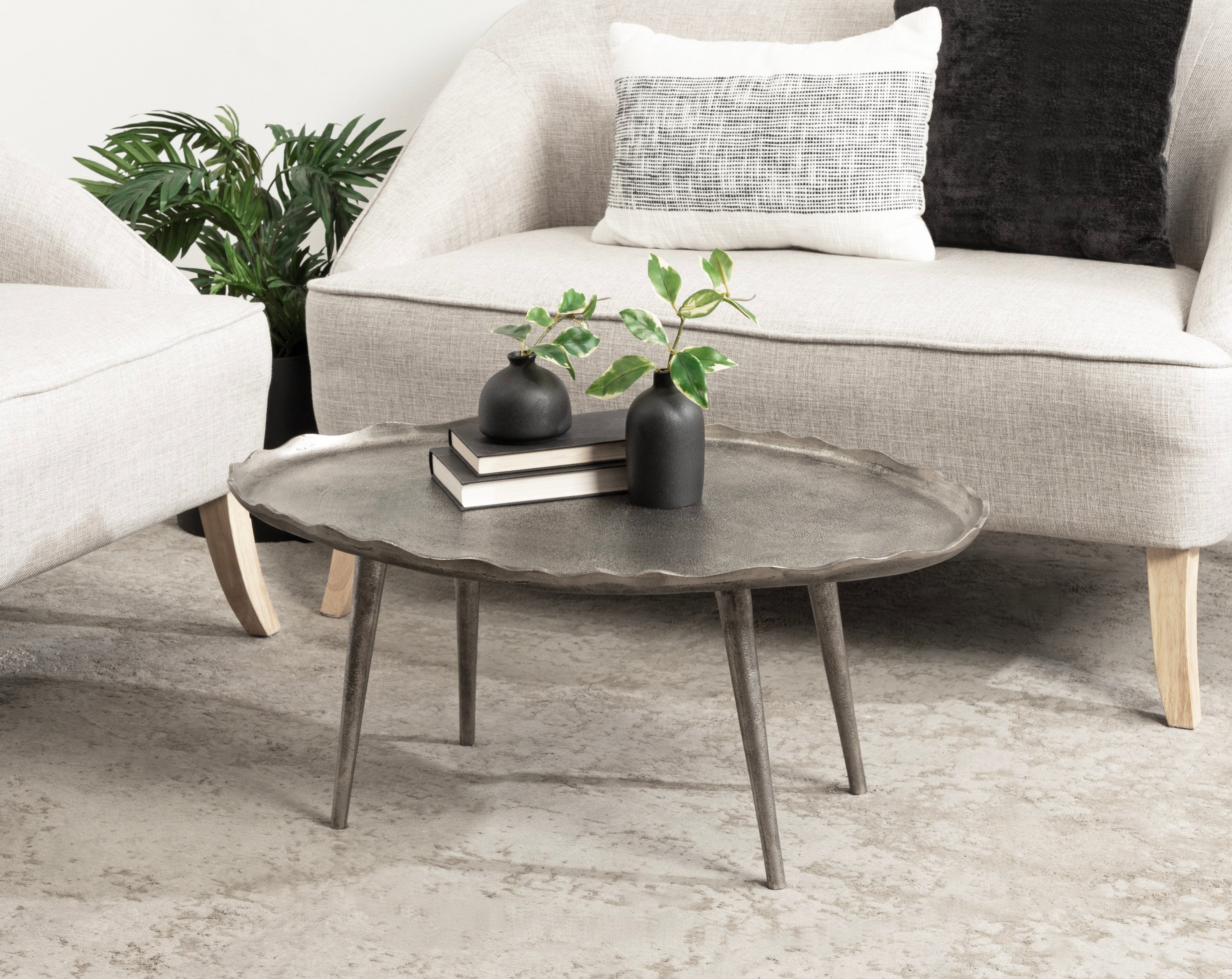 Coffee Table Silver 34x20x15 6