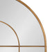Windowpane Mirror Gold 30x30 3
