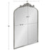 Arch Mirror 24x36 Silver 5