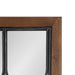 Decorative Mirror Walnut Brown 13x30 3