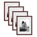 Wall Frame Walnut Brown 11x14 matted to 8x10 1