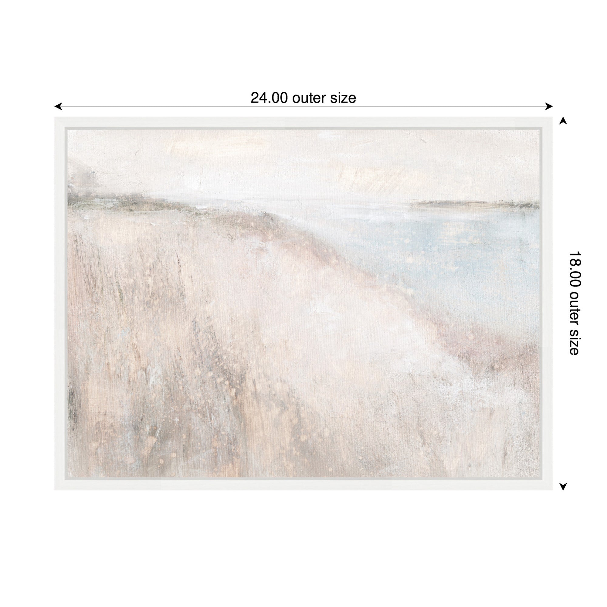 Framed Canvas 24x18 Sylvie White 2