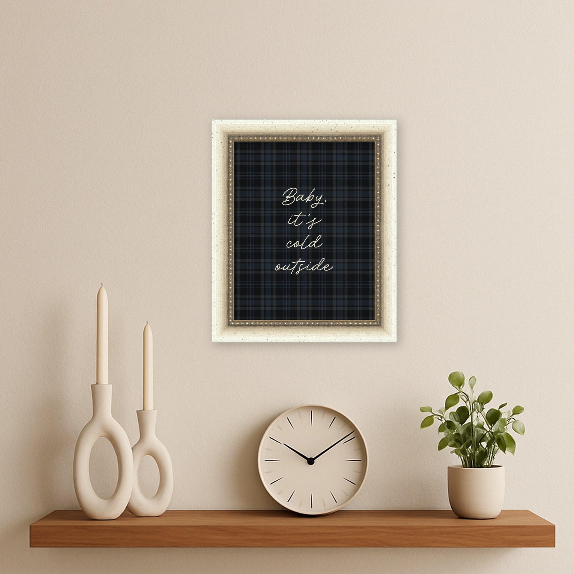 Mounted Canvas Belmont Distress White 10x12 6