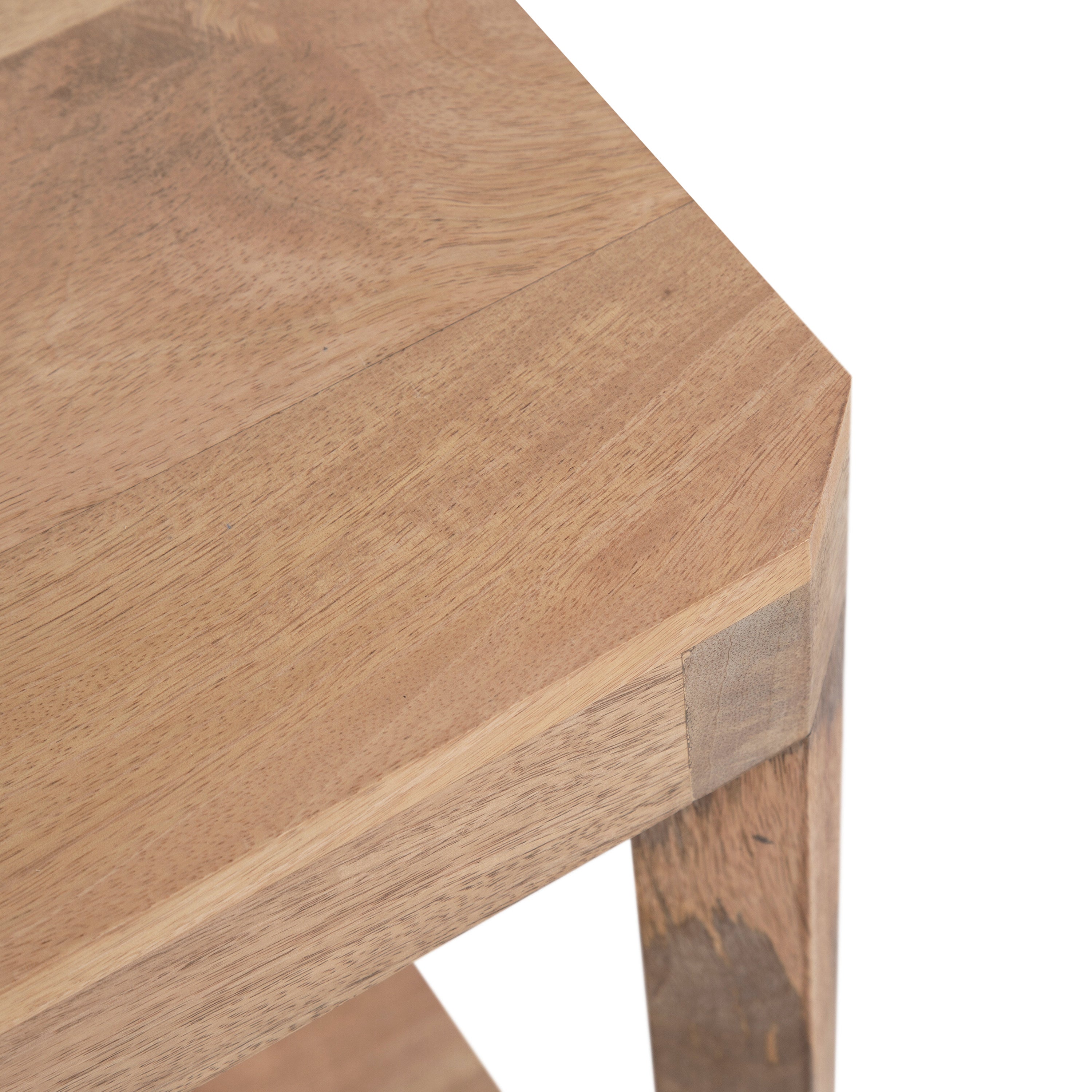 Side Table Natural 12x12x28 3