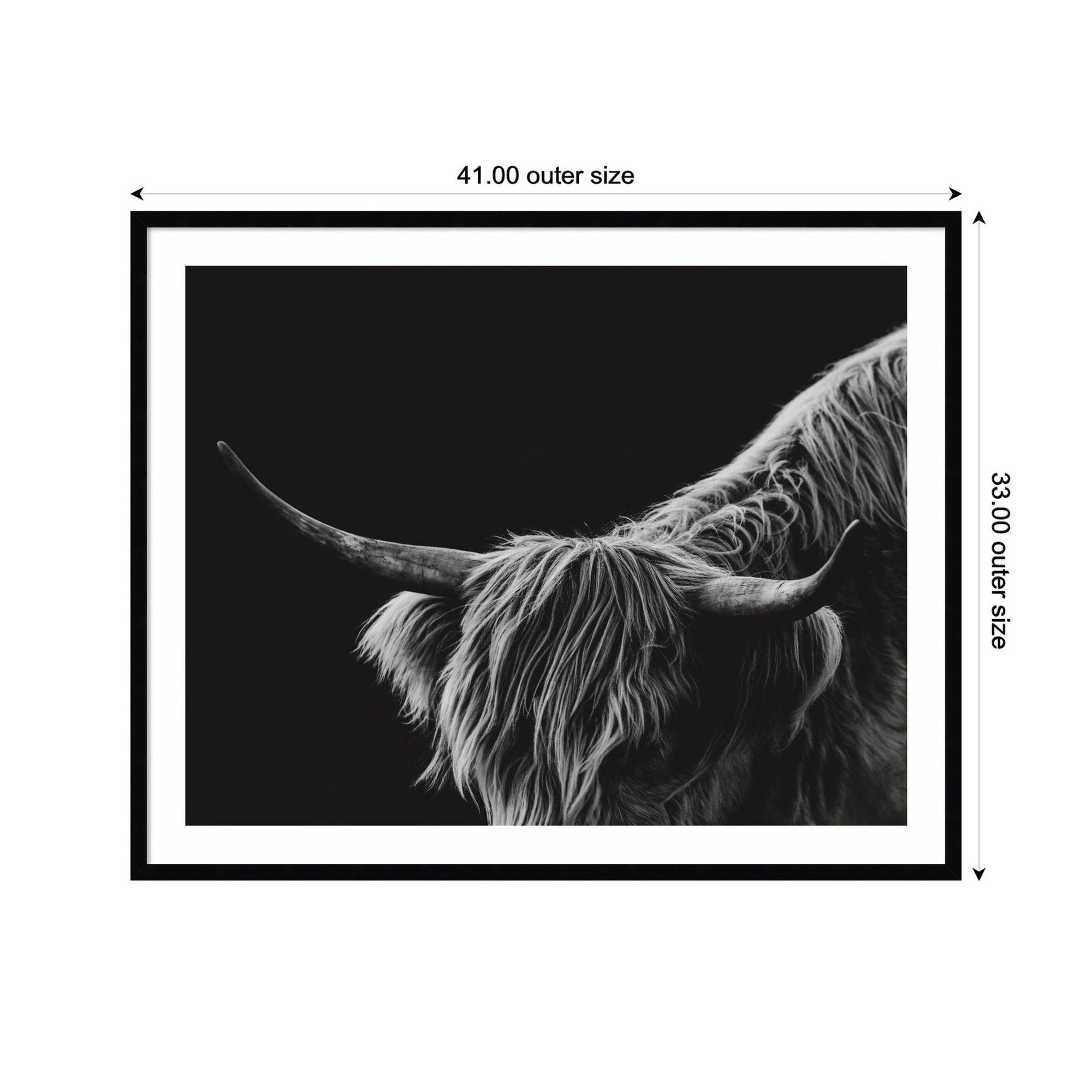 Scottish Highland No. 6 by Crystal Lynn Collins Framed Wall Art Print