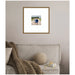 Wall Frame Belvedere Bronze 20x20 matted to 8x8 5