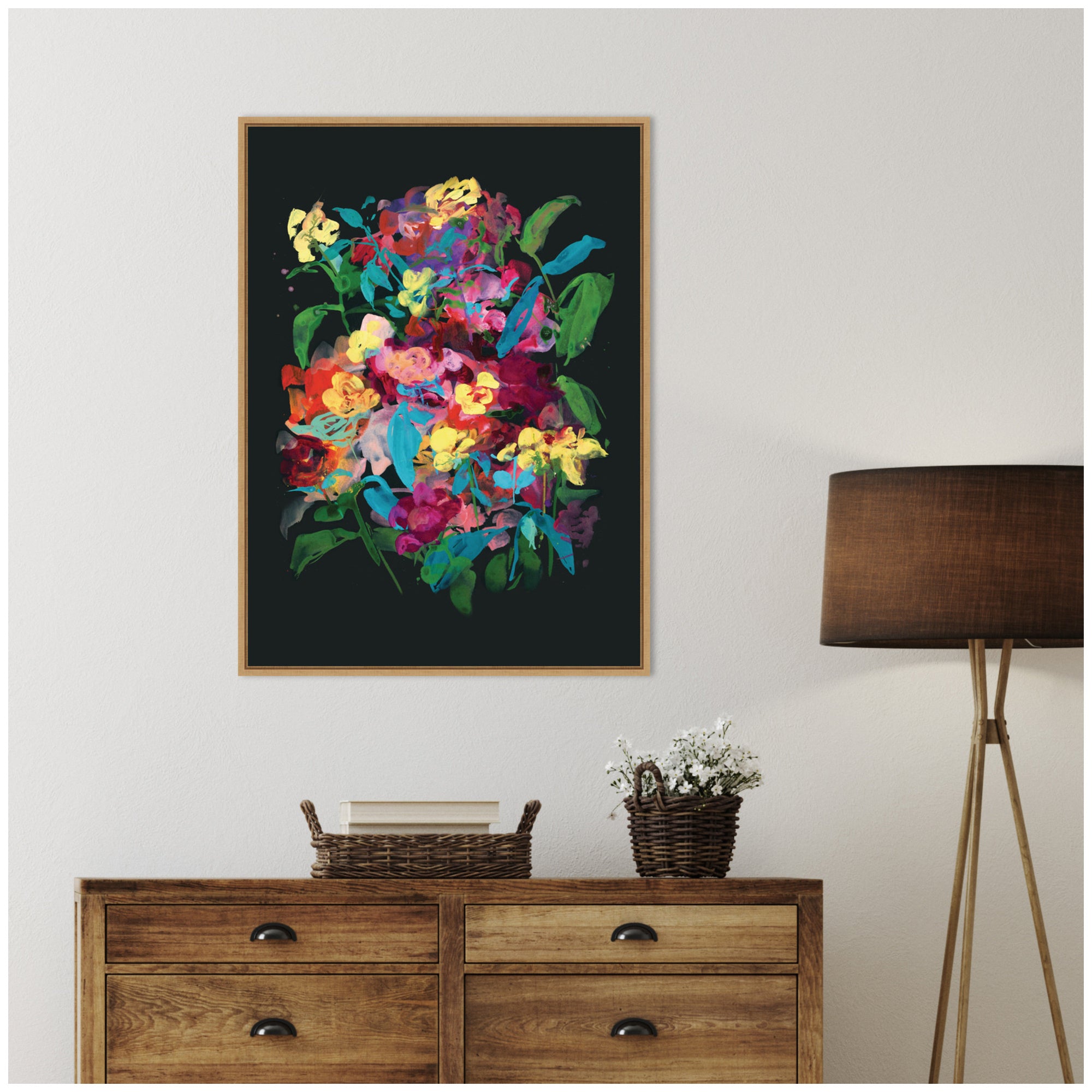 Framed Canvas 28x38 Sylvie Natural 7