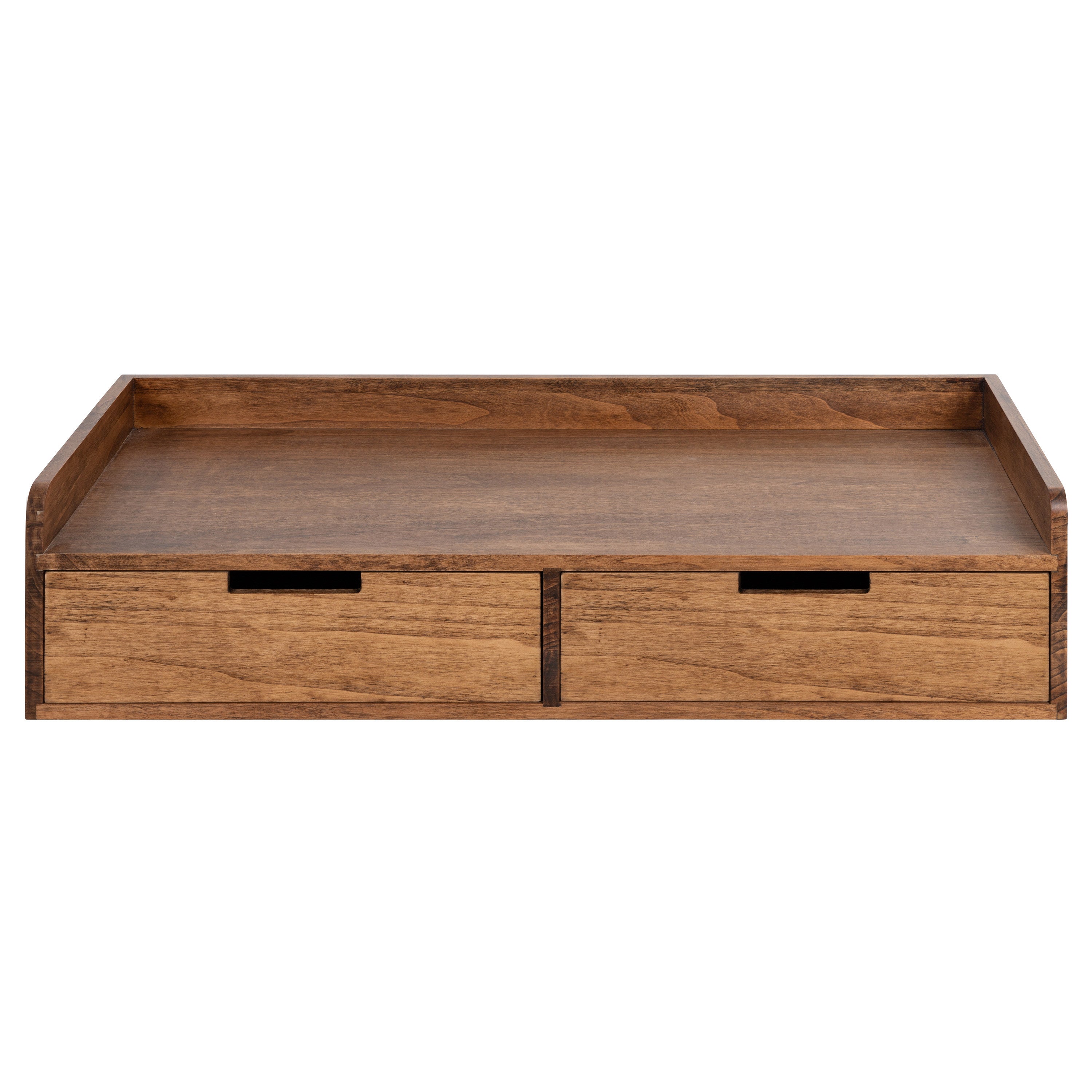Floating Console Table Rustic Brown 28x12x6.5 3