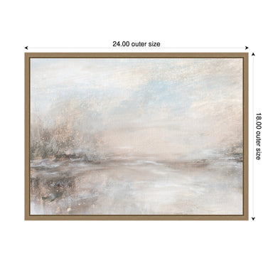 Framed Canvas 24x18 Sylvie Dark Gold 2
