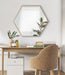Hexagon Mirror Natural 30x30 6