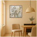 Framed Canvas 30x30 Sylvie Walnut 7